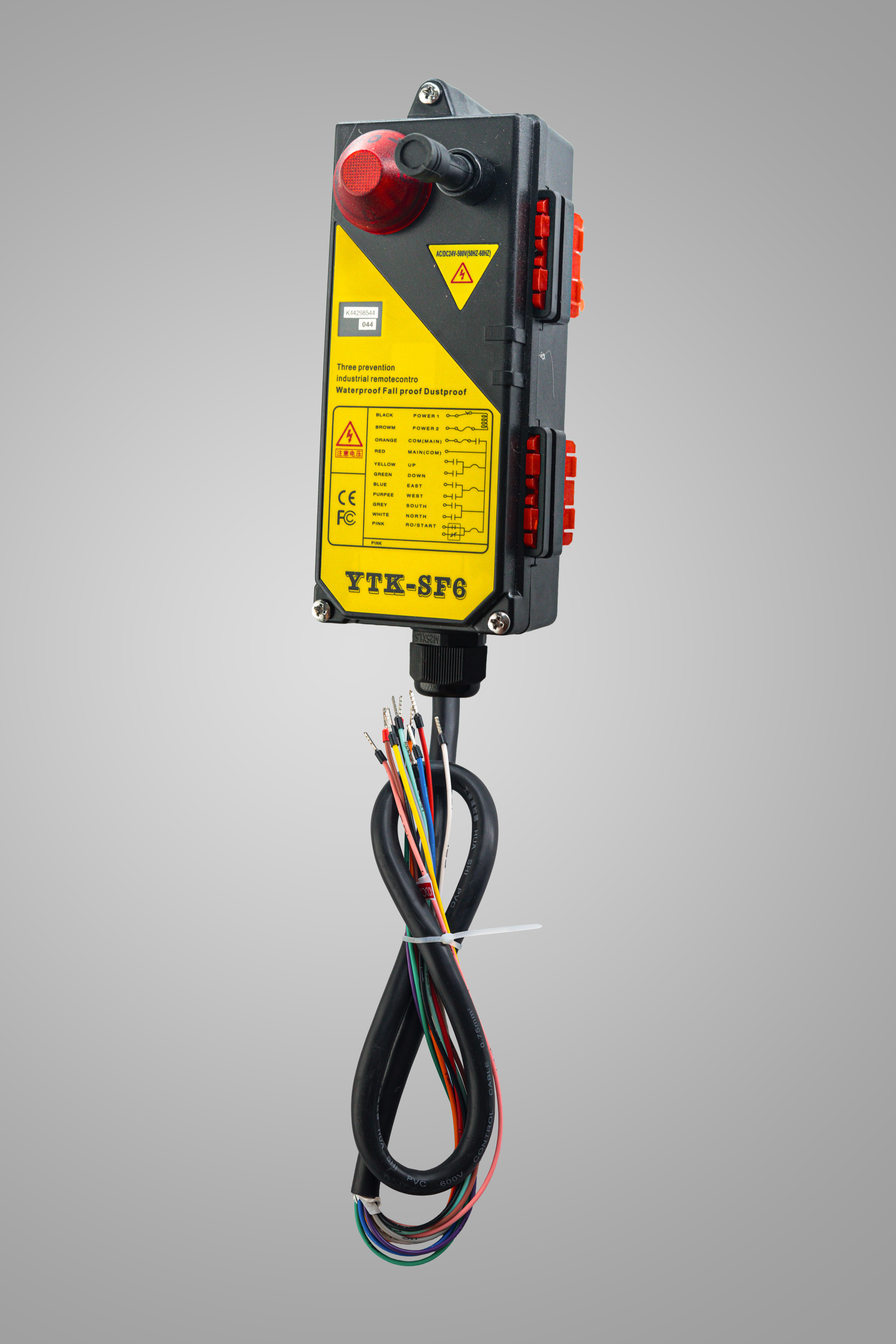 Controle Remoto 1 Vel 6 Mov (radio Frequência) - Hytheq - Hytheq Máquinas | Empresa de Máquinas em Jaboticabal/SP