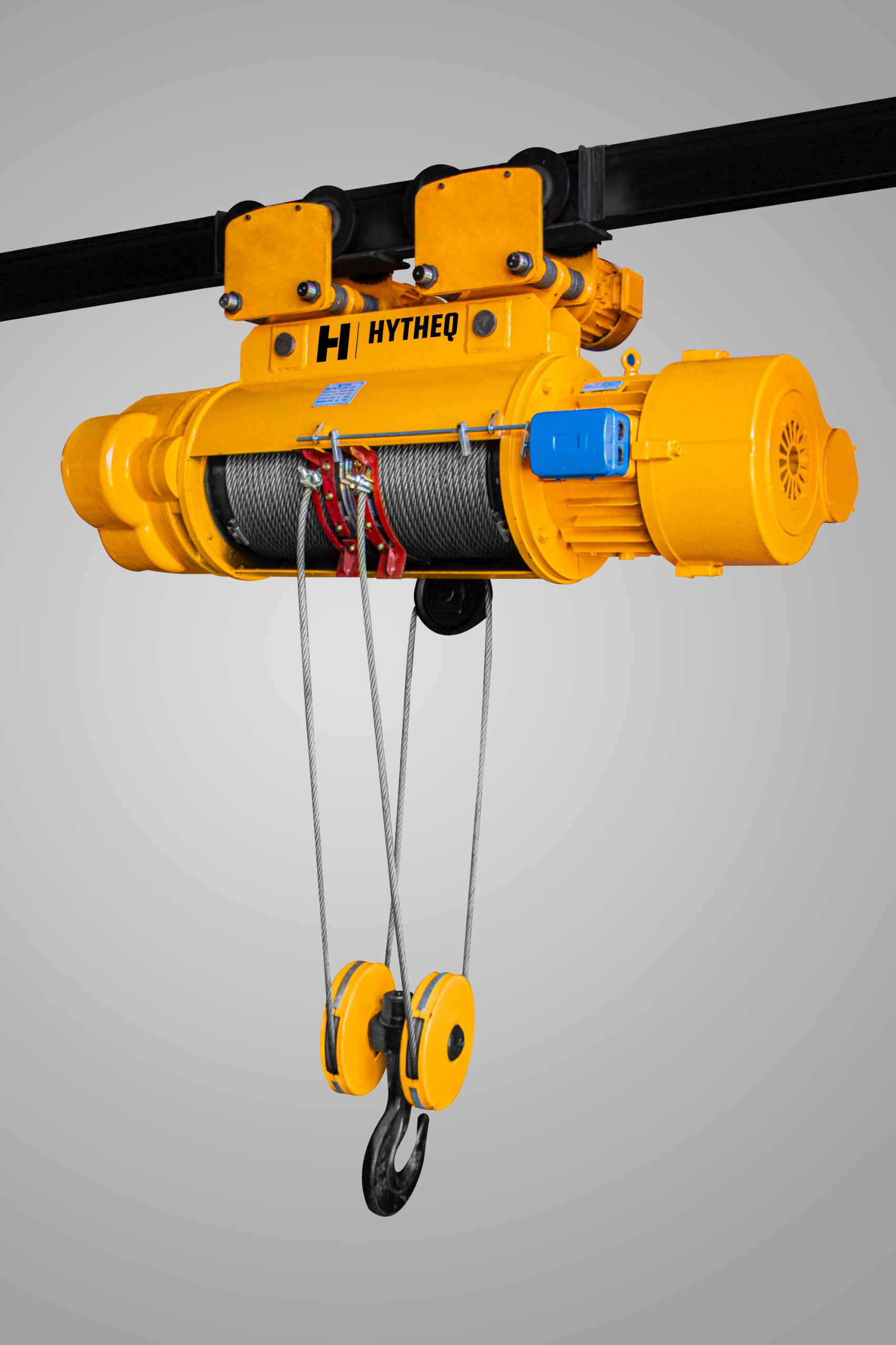 Talha Elétrica Hytheq 10 Ton 10.000 Kg 9 M C/ Trolley - 1 velocidade na elevação