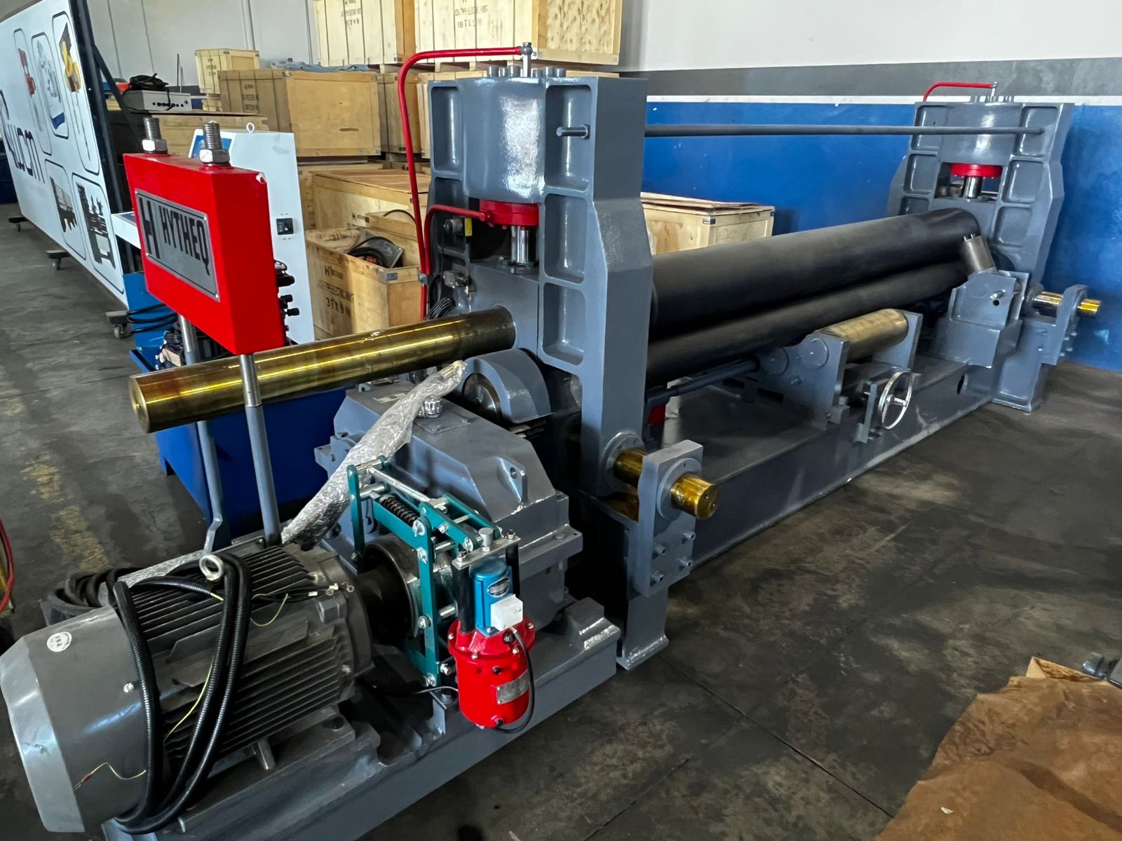 Calandra Hidráulica 12mm x 2500mm - HYTHEQ  - Hytheq Máquinas | Empresa de Máquinas em Jaboticabal/SP