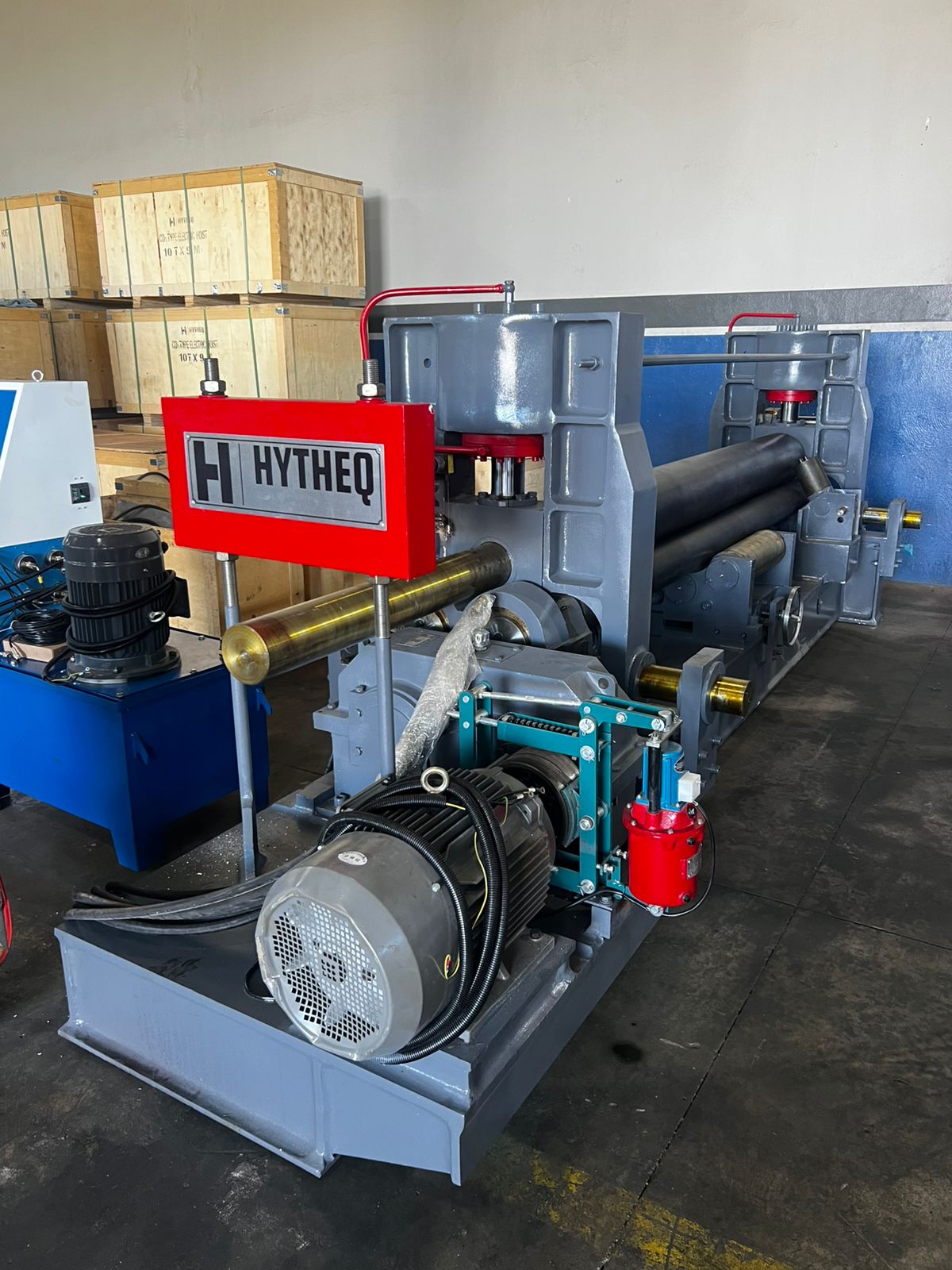 Calandra Hidráulica 12mm x 2500mm - HYTHEQ  - Hytheq Máquinas | Empresa de Máquinas em Jaboticabal/SP