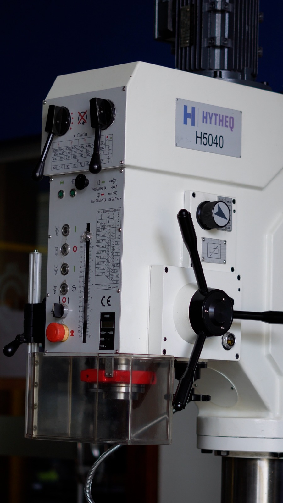 Furadeira de Coluna modelo Z5040 - HYTHEQ - Hytheq Máquinas | Empresa de Máquinas em Jaboticabal/SP