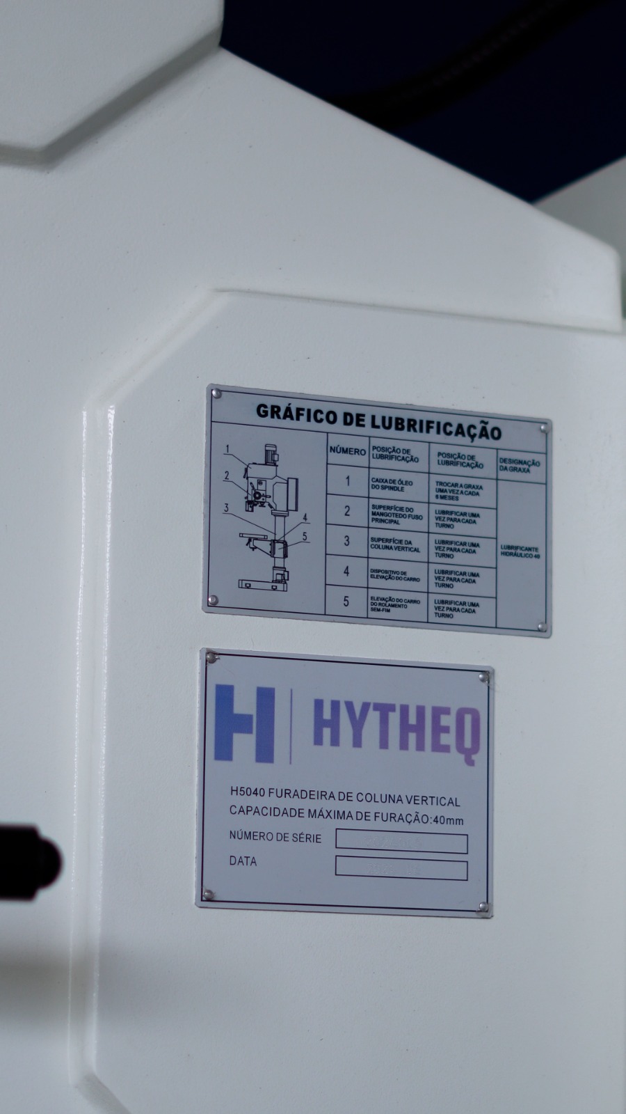 Furadeira de Coluna modelo Z5040 - HYTHEQ - Hytheq Máquinas | Empresa de Máquinas em Jaboticabal/SP